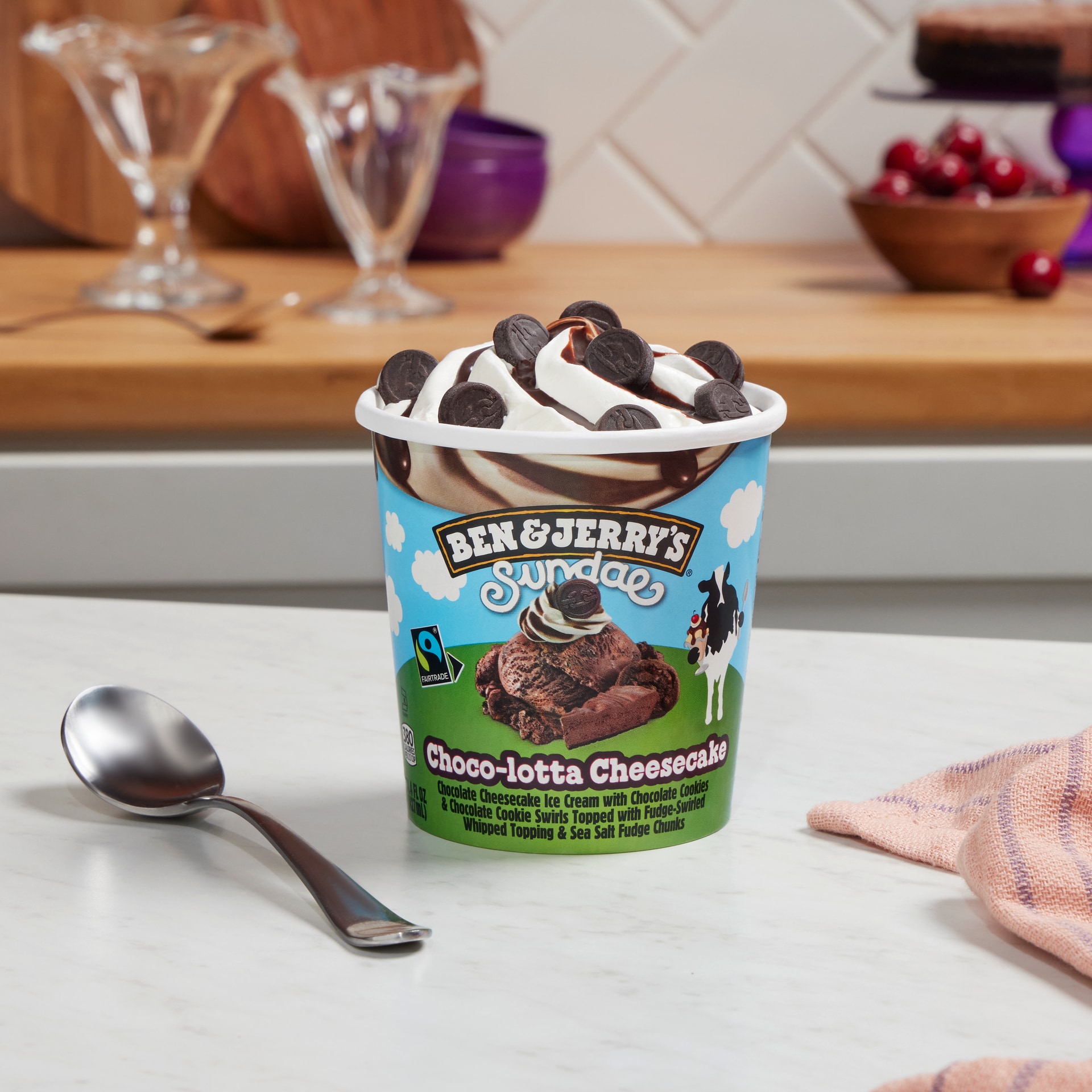 Choco-lotta Cheesecake Sundae | Ben & Jerry's